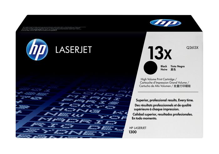 HP Cartucho de Tóner Original 13X Negro Q2613X Alta Capacidad