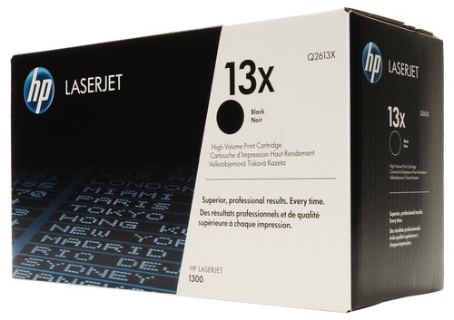 HP Cartucho de Tóner Original 13X Negro Q2613X Alta Capacidad