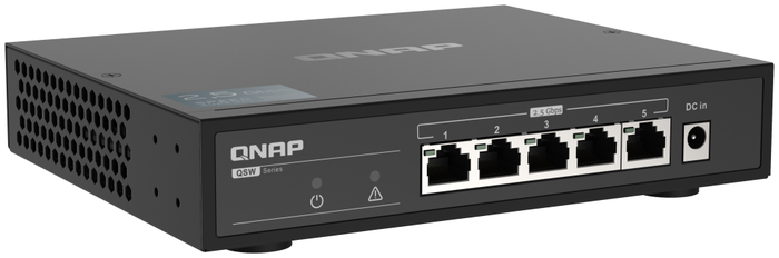 QNAP QSW-1105-5T Switch No Administrado Gigabit Ethernet 5 Puertos 2.5GbE Negro QNAP QSW-1105-5T Switch No Administrado Gigabit Ethernet 5 Puertos 2.5GbE Negro