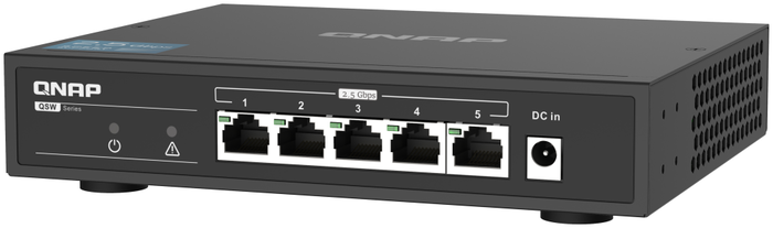 QNAP QSW-1105-5T Switch No Administrado Gigabit Ethernet 5 Puertos 2.5GbE Negro QNAP QSW-1105-5T Switch No Administrado Gigabit Ethernet 5 Puertos 2.5GbE Negro