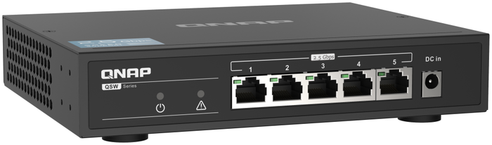 QNAP QSW-1105-5T Switch No Administrado Gigabit Ethernet 5 Puertos 2.5GbE Negro QNAP QSW-1105-5T Switch No Administrado Gigabit Ethernet 5 Puertos 2.5GbE Negro