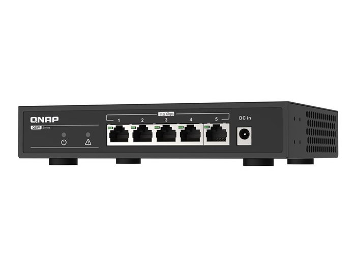 QNAP QSW-1105-5T Switch de 5 Puertos 2,5GbE No Administrado, Negro QNAP QSW-1105-5T Switch de 5 Puertos 2,5GbE No Administrado, Negro