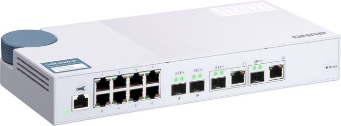 QNAP QSW-M408-2C Switch de red gestionable 12 puertos Blanco QNAP QSW-M408-2C Switch de red gestionable 12 puertos Blanco