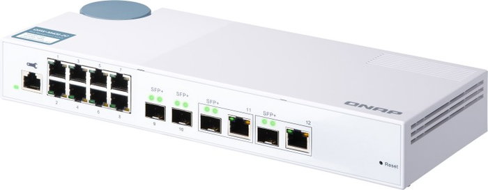 QNAP QSW-M408-2C Switch de red gestionable 12 puertos Blanco QNAP QSW-M408-2C Switch de red gestionable 12 puertos Blanco