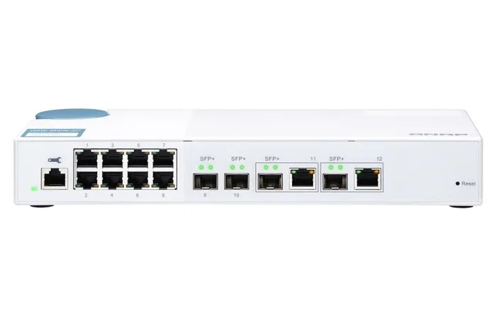 QNAP QSW-M408-2C Switch de red gestionable 12 puertos Blanco QNAP QSW-M408-2C Switch de red gestionable 12 puertos Blanco