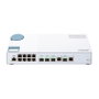 QNAP QSW-M408-2C Switch de Red Gestionado 12 Puertos Blanco