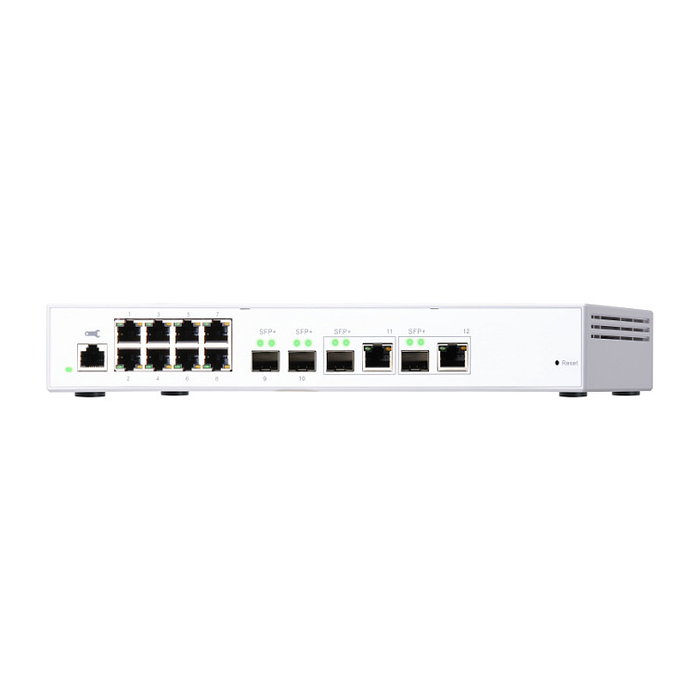 QNAP QSW-M408-2C Switch de Red Gestionado 12 Puertos Blanco