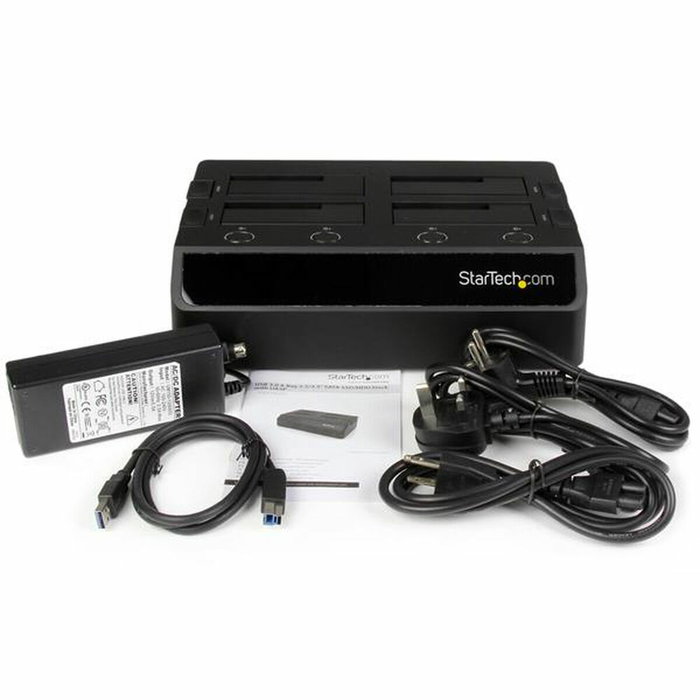 StarTech.com Docking Station USB 3.0 de 4 Bahías para SATA de 2,5 y 3,5 pulgadas