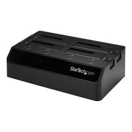Startechcom Docking Station 4 Bahías USB 3.0 a SATA 2.5/3.5 Pulgadas Hot-Swap para Discos Duros y SSD hasta 6Gbps