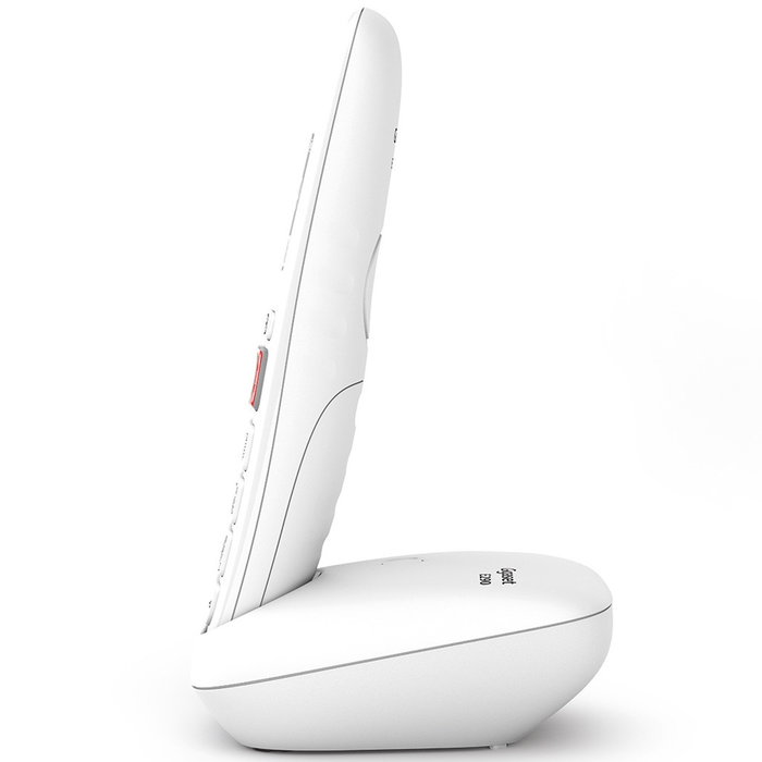Gigaset Teléfono Inalámbrico E290 Blanco con Teclas Grandes y Pantalla Amplia S30852-H2901-D202