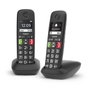 Gigaset E290 Duo Teléfono Inalámbrico Negro