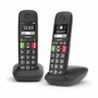 Gigaset E290 Duo Teléfono Inalámbrico Negro