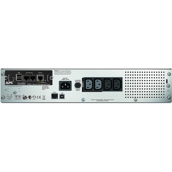 APC Smart-UPS 750VA LCD RM SMT750RMI2UNC Rack 2U Negro APC Smart-UPS 750VA LCD RM SMT750RMI2UNC Rack 2U Negro
