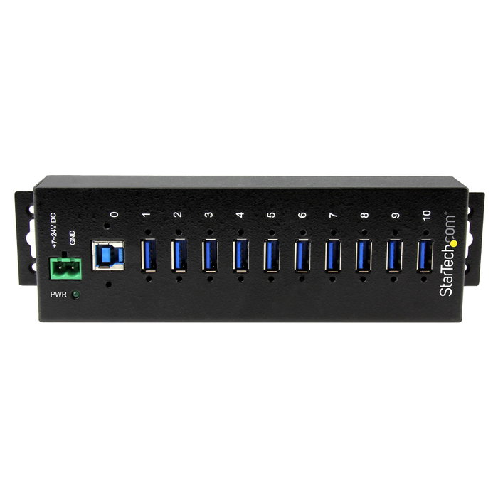 StarTech.com Hub Industrial de 10 Puertos USB 3.0 ST1030USBM