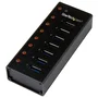 StarTech.com Hub USB 3.2 Gen 1 de 7 puertos, Negro
