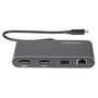StarTech.com Docking Station Thunderbolt 3 TB3DKM2DPL con 2x DisplayPort 4K 60Hz, USB-A y Ethernet, Gris