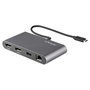 StarTech.com Docking Station Thunderbolt 3 TB3DKM2DPL con 2x DisplayPort 4K 60Hz, USB-A y Ethernet, Gris