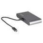 StarTech.com Docking Station Thunderbolt 3 TB3DKM2DPL con 2x DisplayPort 4K 60Hz, USB-A y Ethernet, Gris