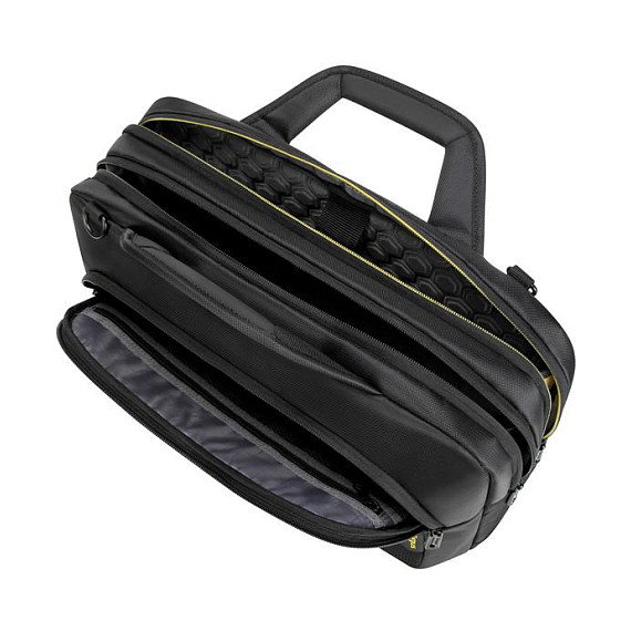 Targus Citygear Maletín Toploader para Portátil hasta 17.3", Compartimento para Tableta, Color Negro