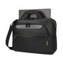 Targus Citygear Maletín Toploader para Portátil hasta 17.3", Compartimento para Tableta, Color Negro