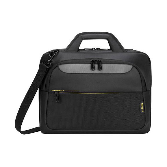 Targus Citygear Maletín Toploader para Portátil hasta 17.3", Compartimento para Tableta, Color Negro