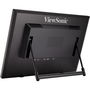 ViewSonic TD1630-3 Monitor Táctil de 16 Pulgadas (15.6" Visibles) LCD TN 10 Puntos Táctil Capacitivo 1366x768 HDMI VGA 75Hz Altavoces Duales Soporte Ergonómico y Montaje VESA