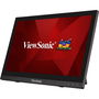 ViewSonic TD1630-3 Monitor Táctil de 16 Pulgadas (15.6" Visibles) LCD TN 10 Puntos Táctil Capacitivo 1366x768 HDMI VGA 75Hz Altavoces Duales Soporte Ergonómico y Montaje VESA