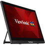 ViewSonic TD1630-3 Monitor Táctil de 16 Pulgadas (15.6" Visibles) LCD TN 10 Puntos Táctil Capacitivo 1366x768 HDMI VGA 75Hz Altavoces Duales Soporte Ergonómico y Montaje VESA