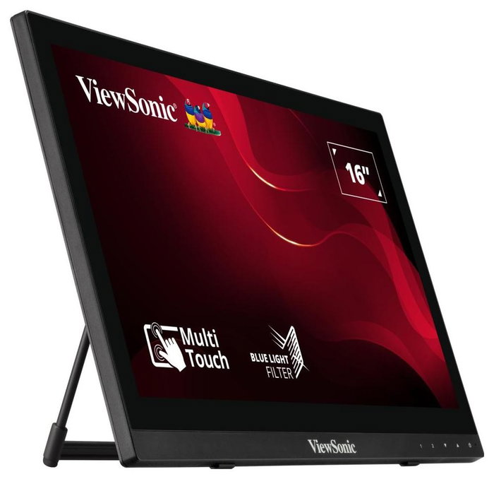 ViewSonic TD1630-3 Monitor Táctil 15.6 HD Negro