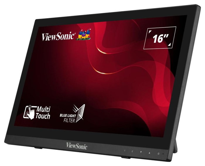 ViewSonic TD1630-3 Monitor Táctil 15.6 HD Negro
