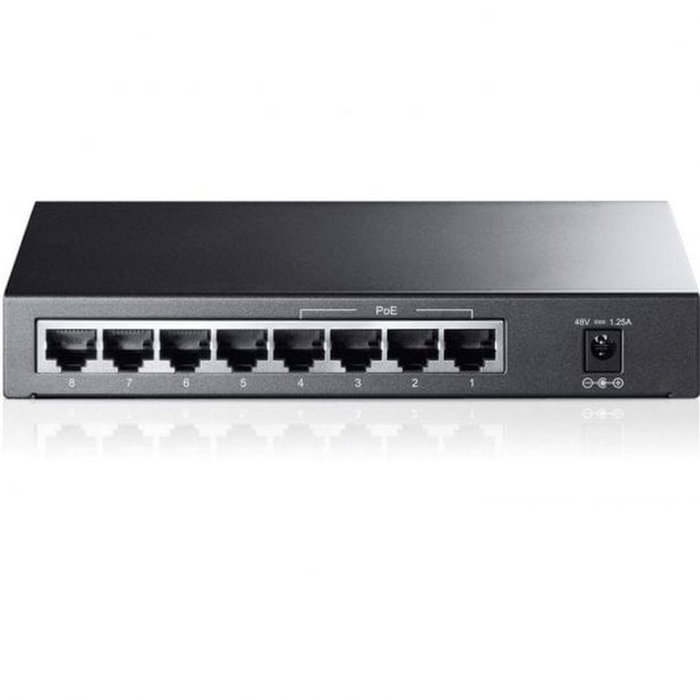 TP-Link TL-SF1008P Switch de 8 Puertos 10/100 con 4 Puertos PoE, Negro