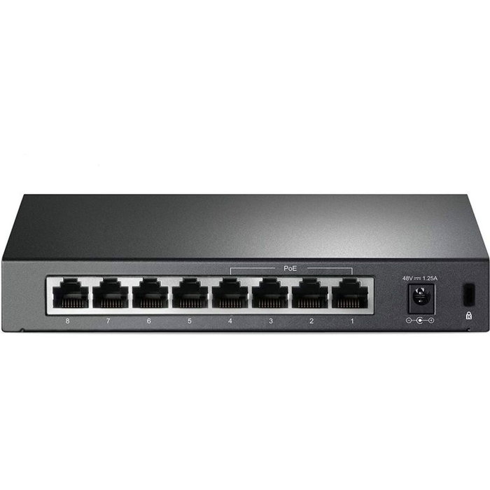 TP-Link TL-SF1008P Switch de 8 Puertos 10/100 con 4 Puertos PoE, Negro