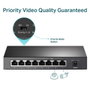 TP-Link TL-SF1008P Switch de 8 Puertos 10/100 con 4 Puertos PoE, Negro