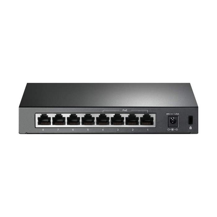 TP-Link TL-SF1008P Switch de 8 Puertos 10/100 con 4 Puertos PoE, Negro