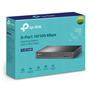 TP-Link TL-SF1008P Switch No Administrado Fast Ethernet 8 Puertos PoE Negro