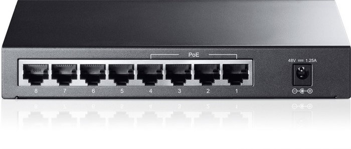 TP-Link TL-SF1008P Switch de 8 Puertos 10/100 con 4 Puertos PoE, Negro