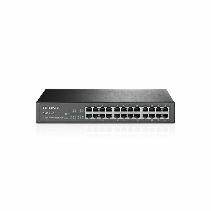 TP-LINK TL-SF1024D Switch Fast Ethernet 24 Puertos Negro TP-LINK TL-SF1024D Switch Fast Ethernet 24 Puertos Negro