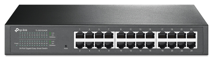TP-Link TL-SG1024DE Switch Gigabit Easy Smart de 24 Puertos Negro