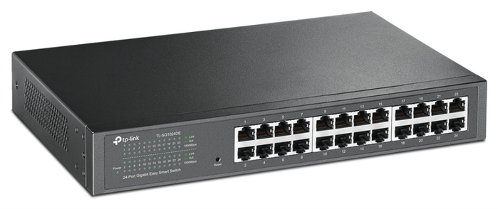 TP-Link TL-SG1024DE Switch Gigabit Easy Smart de 24 Puertos Negro