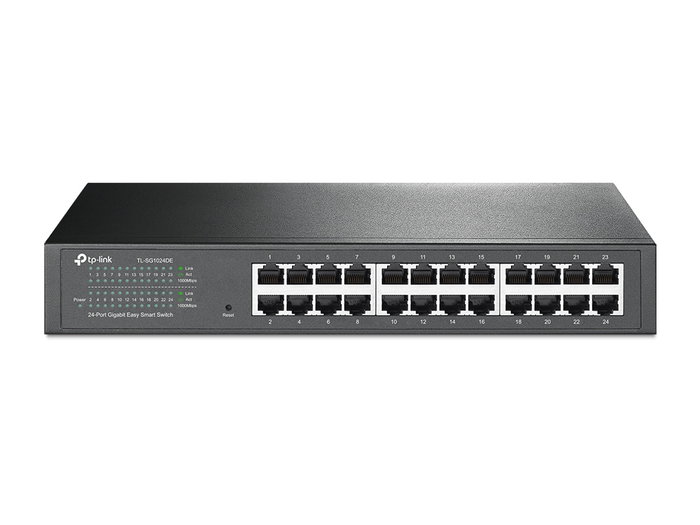 TP-Link TL-SG1024DE Switch Gigabit Easy Smart de 24 Puertos Negro