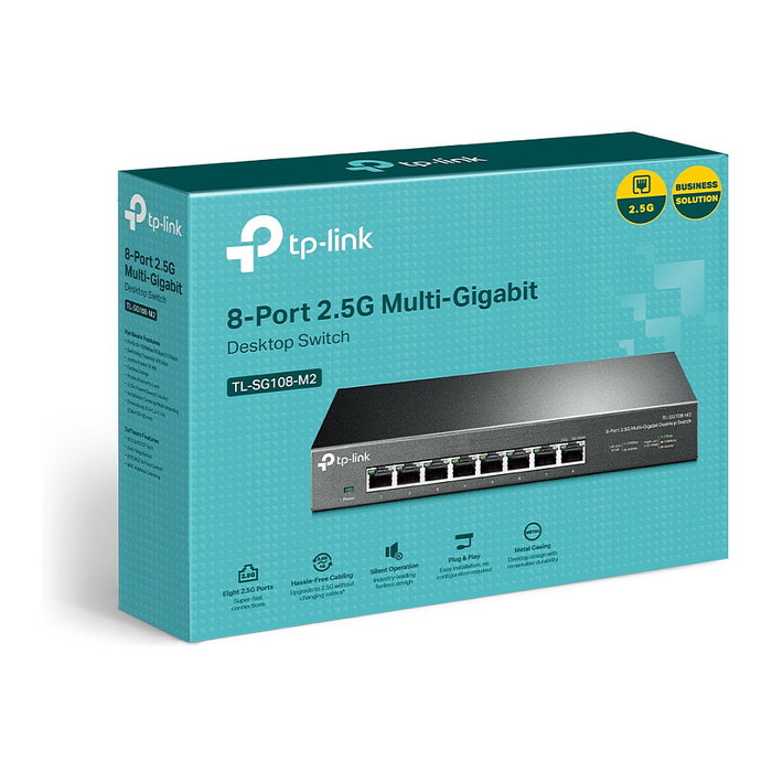 TP-Link TL-SG108-M2 Switch de 8 puertos 2.5G Negro