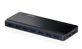 TP-Link Hub USB 3.0 UH720 - 7 Puertos con 2 Puertos de Carga Rápida (2.4A) para Datos y Carga Simultánea, Compatible con Windows, Mac, Linux