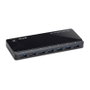 TP-Link UH720 Hub USB de 9 puertos con 2 puertos de carga rápida, Negro