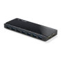 TP-Link UH720 Hub USB de 9 puertos con 2 puertos de carga rápida, Negro