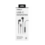 Celly UP1100TYPEC Auriculares Intraaurales con Micrófono para Llamadas y Música, Conexión USB Tipo-C, Negro