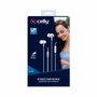 Celly UP500WH Auriculares Alámbricos Blanco con Micrófono