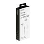 Celly UP500WH Auriculares Alámbricos Blanco con Micrófono