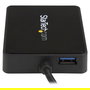 StarTech Adaptador de Red USB-C Dual-Gigabit Ethernet con Puerto USB-A - 2 Puertos RJ-45 Gigabit, USB 3.2 Gen 1, Negro