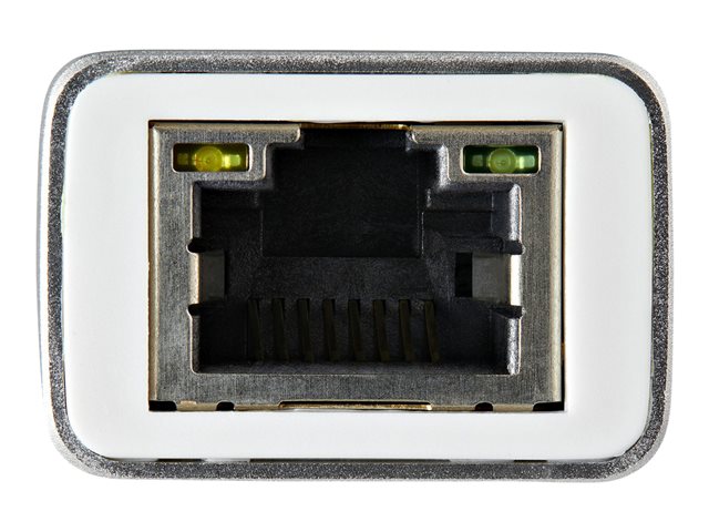 StarTech.com Adaptador USB-C a RJ45 Gigabit Ethernet con Chipset RTL8153, Plata