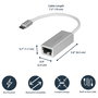 StarTech Adaptador de red USB-C a Gigabit - Plata